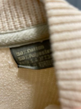 Jersey Zara Manga Larga Beige