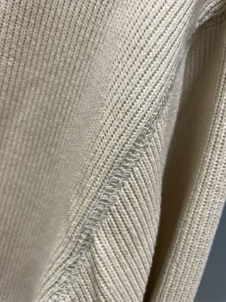 Jersey Zara Manga Larga Beige