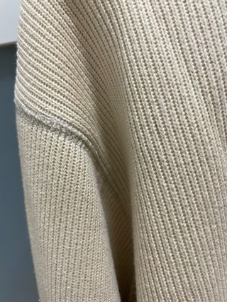 Jersey Zara Manga Larga Beige