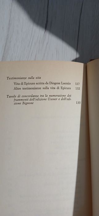 Epicuro Tutte le opere