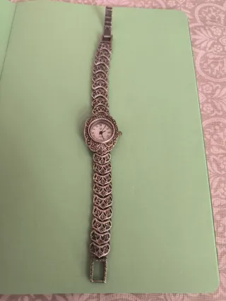 Reloj de plata antiguo.falta cambiar la pila