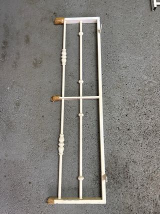 Rejas metálicas blancas para ventanas