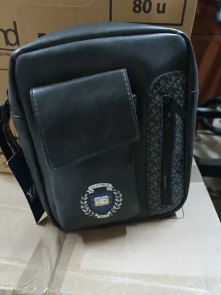 Bolso de mano Negro Caballero
