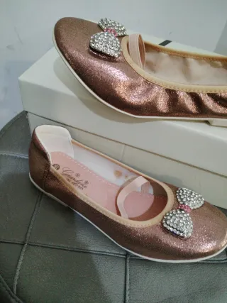 Ballerine Bronzo Glitter N.35