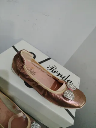 Ballerine Bronzo Glitter N.35