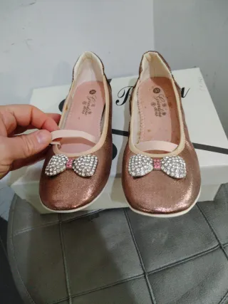 Ballerine Bronzo Glitter N.35