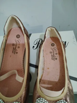 Ballerine Bronzo Glitter N.35