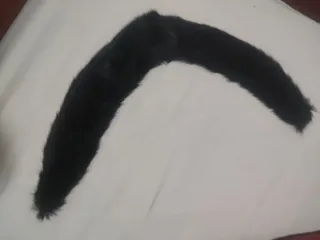 Estola/bufanda tipo visón negra