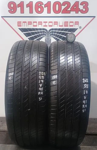 205 55 17 V MICHELIN RUEDA AL 90% VIDA UTIL