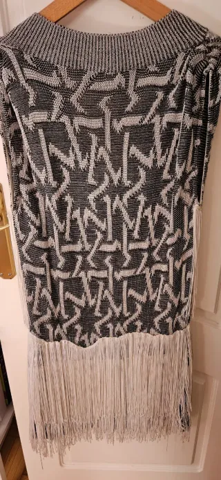 Vestido Charlestón NAUCOVER Flecos Talla S