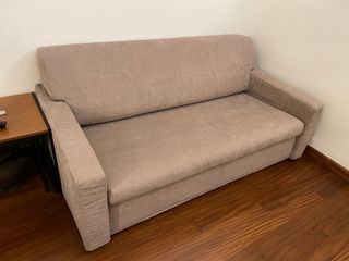 Divano letto Hukla 3 posti tessuto