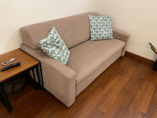 Divano letto Hukla 3 posti tessuto