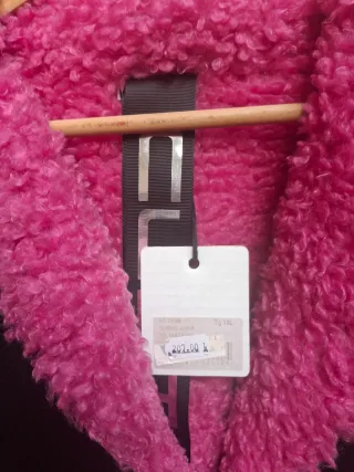 Cazadora Custo Negra y Rosa