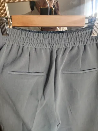 Pantalones culotte rectos tiro alto ZARA ZW