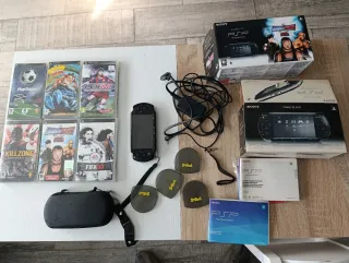 PSP Slim & Lite 2004 + 6 Giochi + Scatola originale