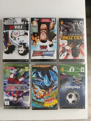 PSP Slim & Lite 2004 + 6 Giochi + Scatola originale