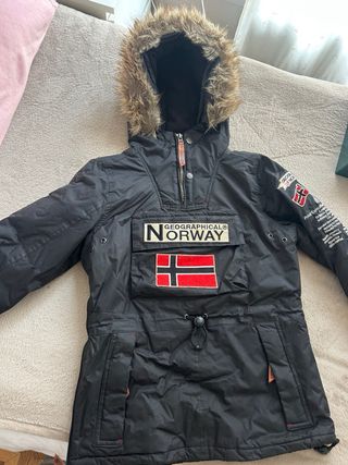 Chaqueta Geographical Norway Negra Talla M