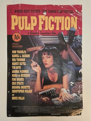 Póster de Película Pulp Fiction