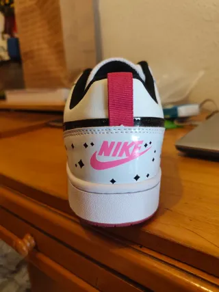 Nike Court Borough Low 2 Blancas Negro