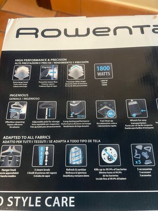 Plancha Vertical de ropa Rowenta Pro Style Care