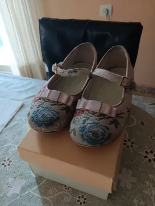 Traje Fallera Niña Multicolor con Zapatos