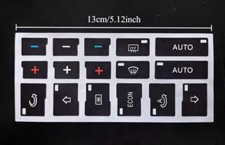 Pegatinas Reparación Botones Coche Audi A4 B6 B7 A