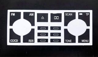 Pegatinas Reparación Botones Coche Audi A4 B6 B7 A