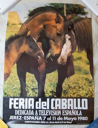 Cartel Feria del Caballo Jerez 1980