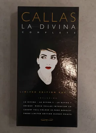 Maria Callas La Divina Complete Limited Edition Bo