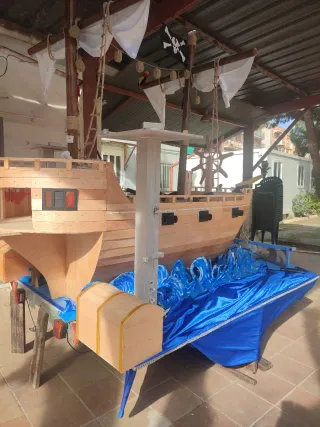 Carroza Barco Pirata Carnaval. Precio negociable.