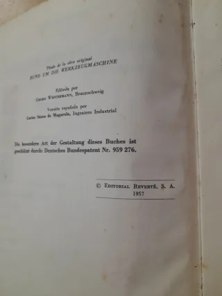 Libro técnico Alrededor de las Máquinas-Herramient