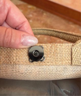 Borsa in juta e cotone