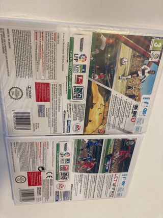 Wii FIFA 10 y FIFA 11 precintados
