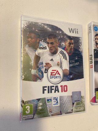 Wii FIFA 10 y FIFA 11 precintados