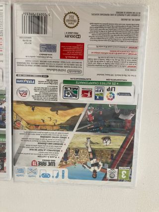 Wii FIFA 10 y FIFA 11 precintados
