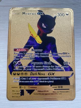 Cartas Pokémon Metalicas Doradas