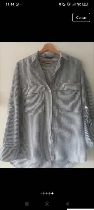 Zara camisa rayas talla M