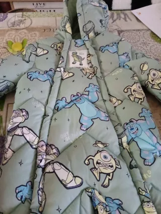 Tutina bimbi personaggi cartoni animati 6/9 mesi