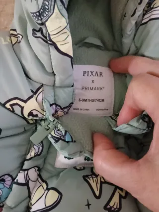 Tutina bimbi personaggi cartoni animati 6/9 mesi