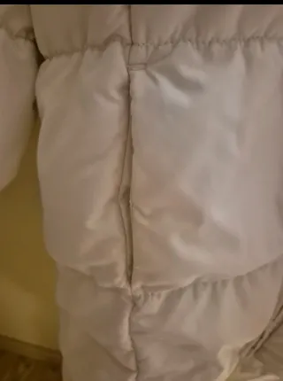 Piumino bianco bambina