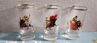 Vasos de chupito con diseño de toros