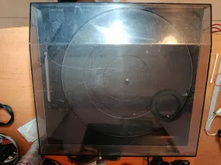 Plato Giradiscos Negro Aiwa