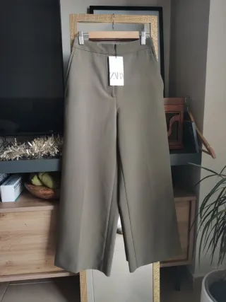 Pantalón culotte tiro alto ZARA ZW ancho
