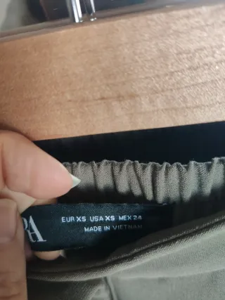 Pantalón culotte tiro alto ZARA ZW ancho