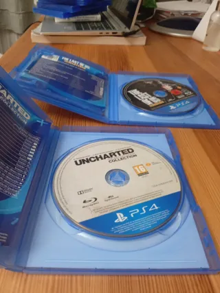 Lote 2 Juegos PS4: The Last of Us y Uncharted