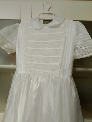 Traje de Comunión Niña Blanco ,talla 10/11