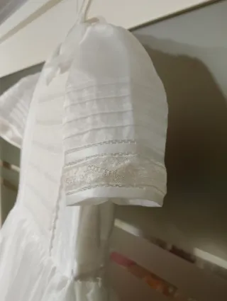 Traje de Comunión Niña Blanco ,talla 10/11