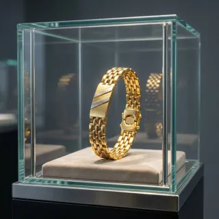 Pulsera Oro 18k Caballero Sólida Elegante