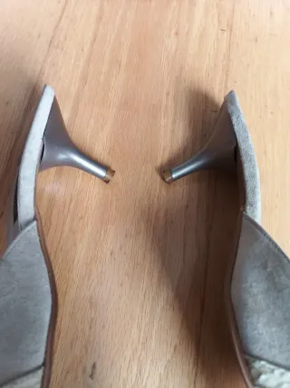 Zuecos Moda Jovem Beige Talla 39