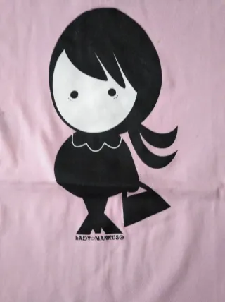 Camiseta Lady Mankuso Rosa Talla XL